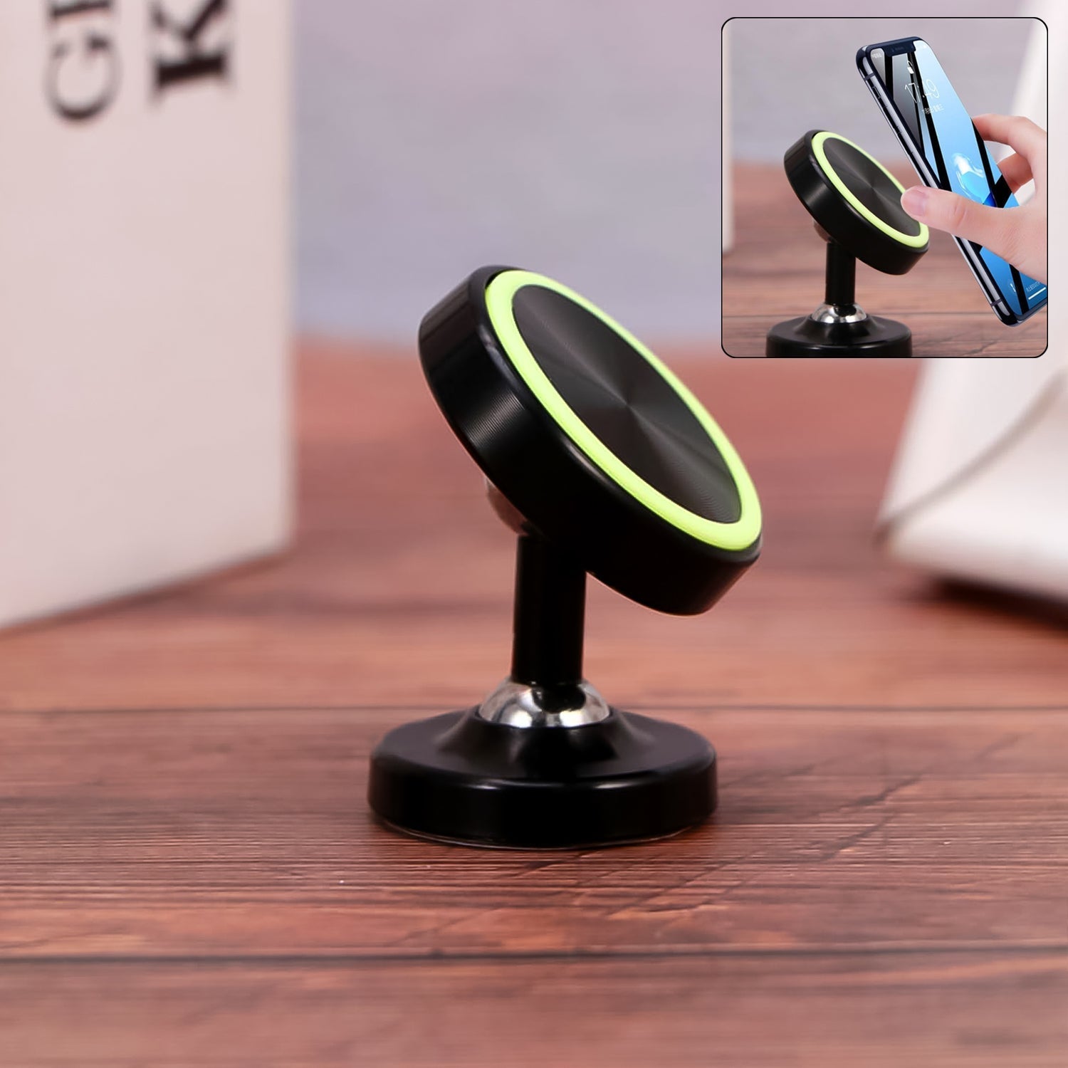 360° Rotating Magnetic Phone Holder Stand (1 Pc)